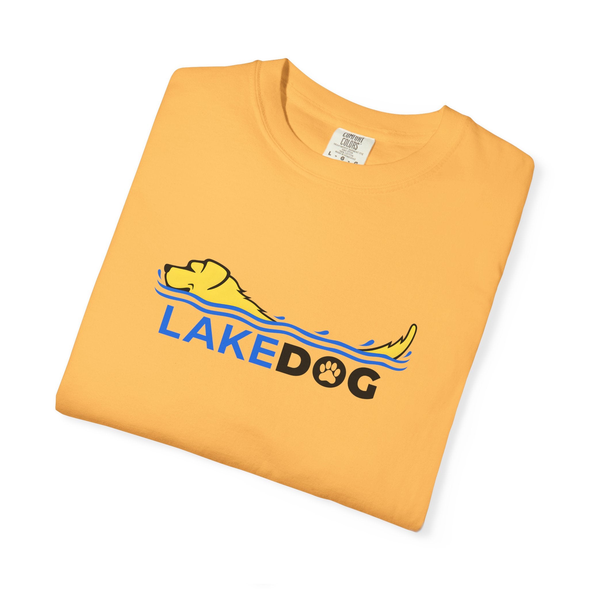 Lake Dog Logo Tee for Dog Lovers