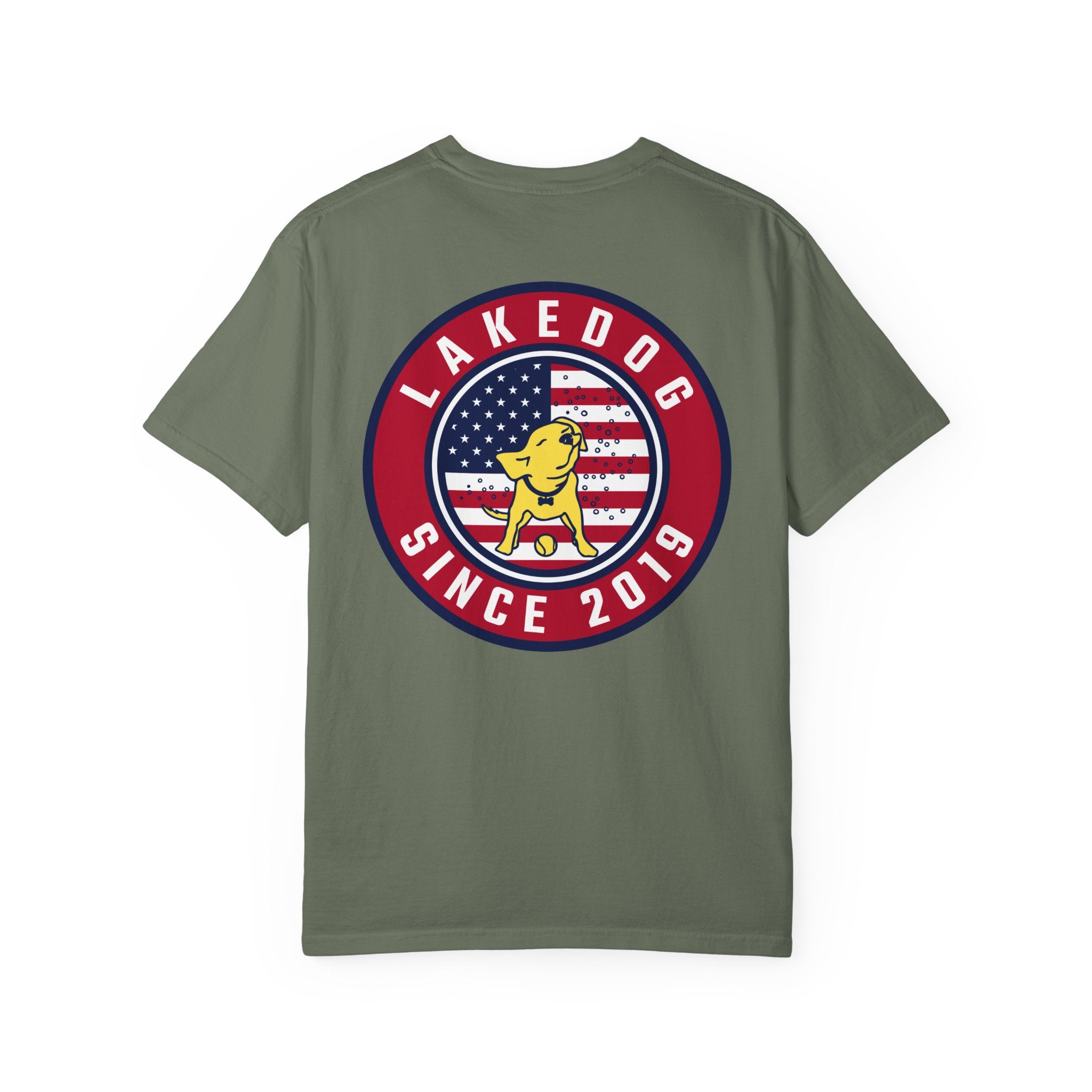 Lake Dog Logo Tee for Dog Lovers