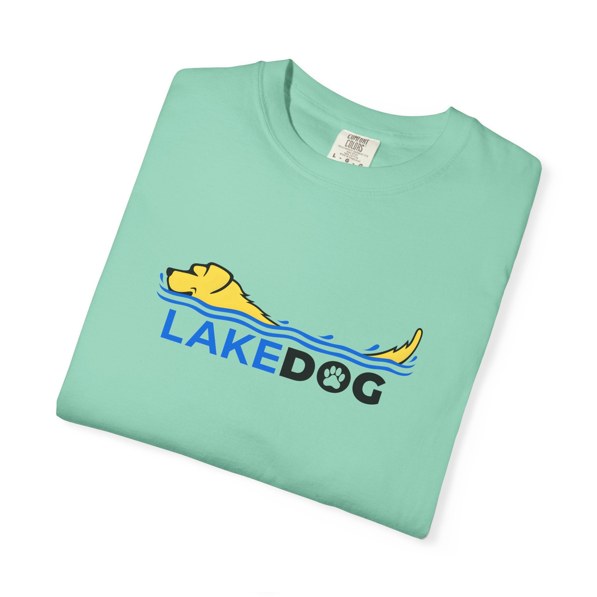 Lake Dog Logo Tee for Dog Lovers
