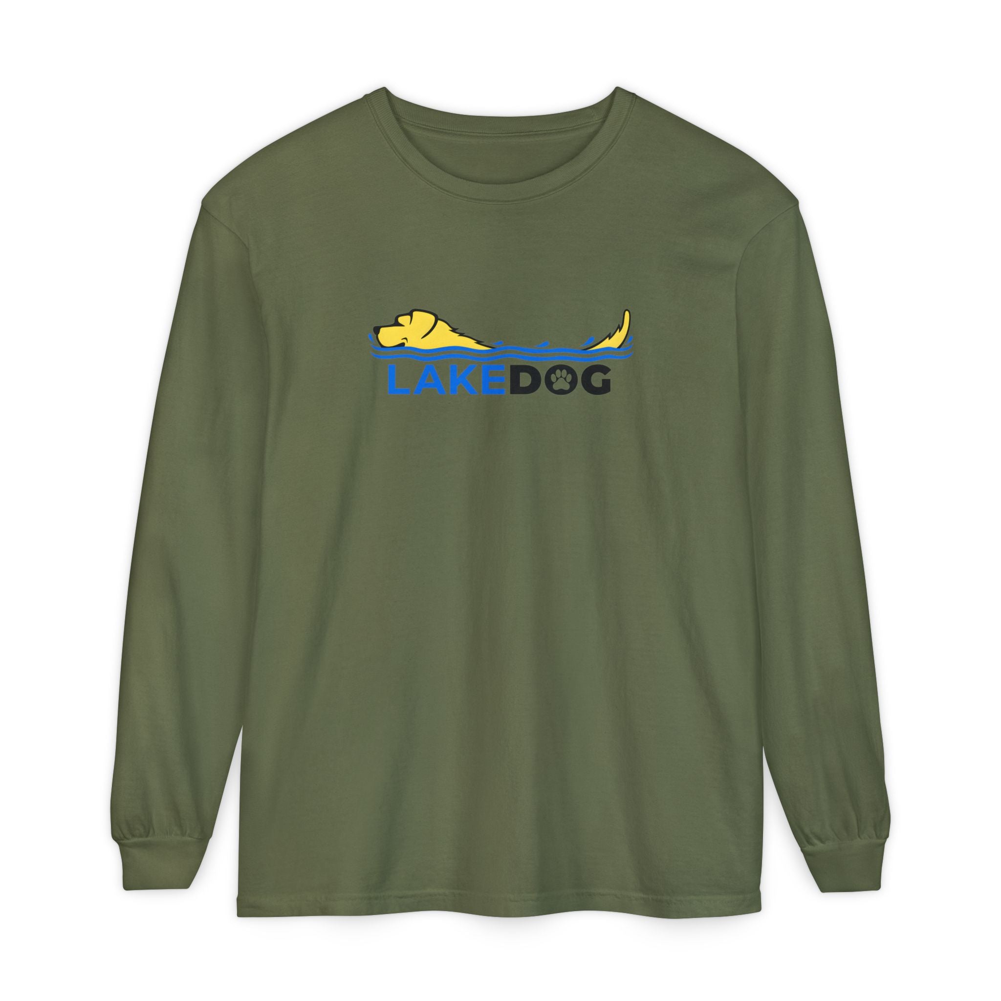 Shaking Lake Dog Long Sleeve Tee for Dog Lovers