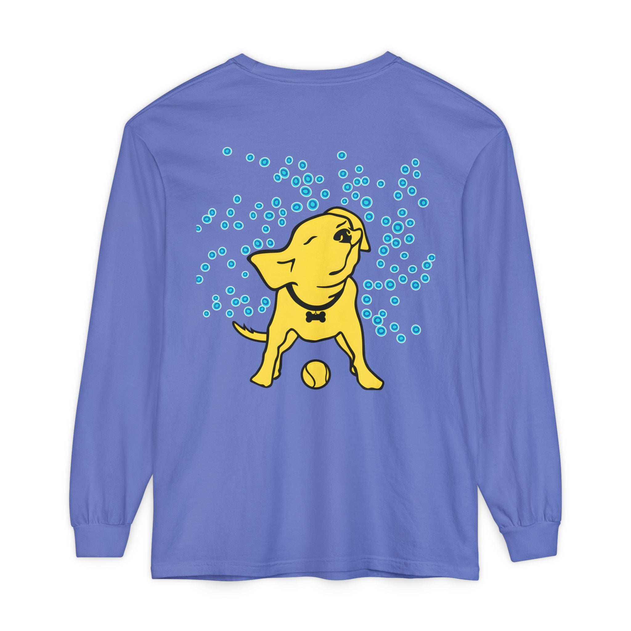 Shaking Lake Dog Long Sleeve Tee for Dog Lovers