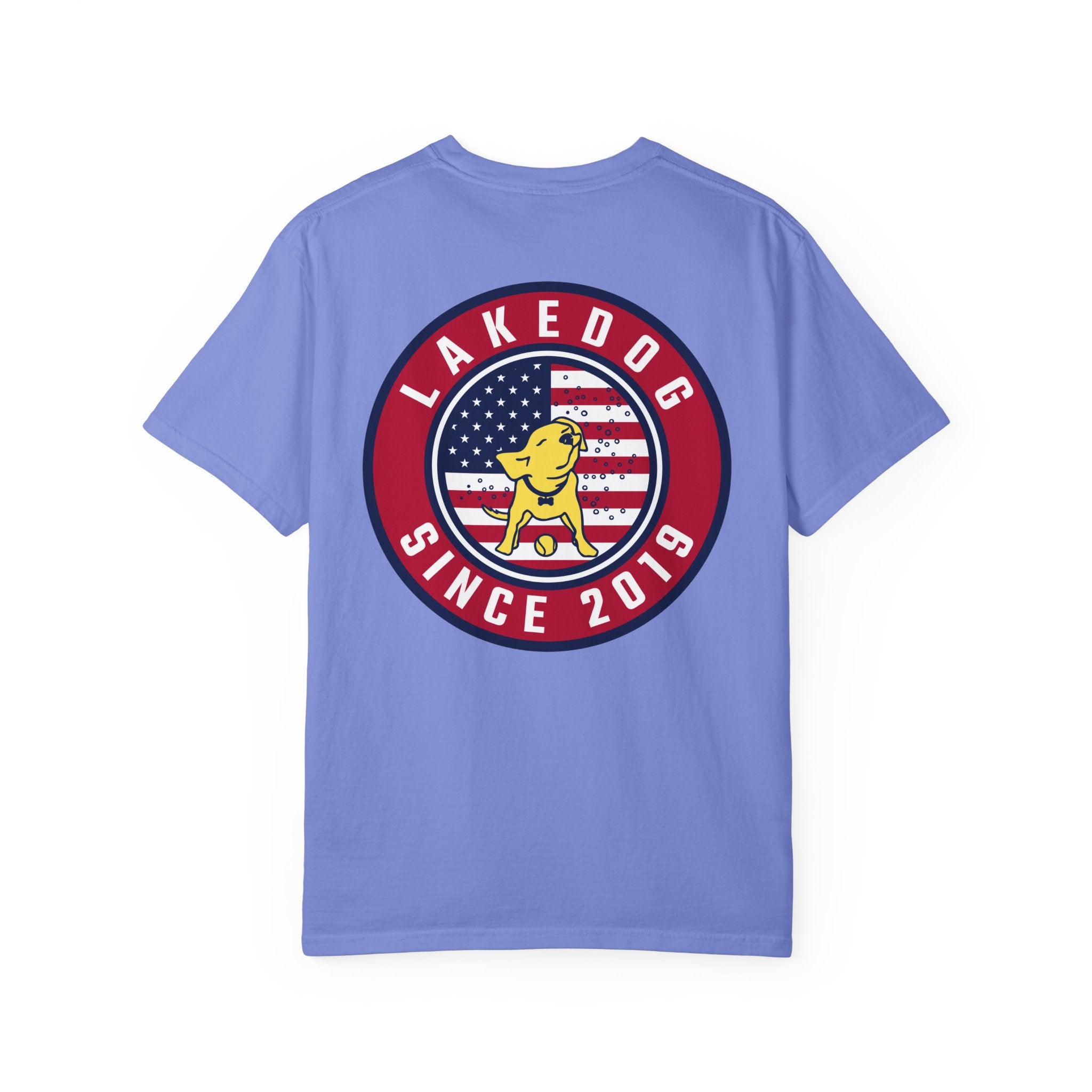 Lake Dog Logo Tee for Dog Lovers