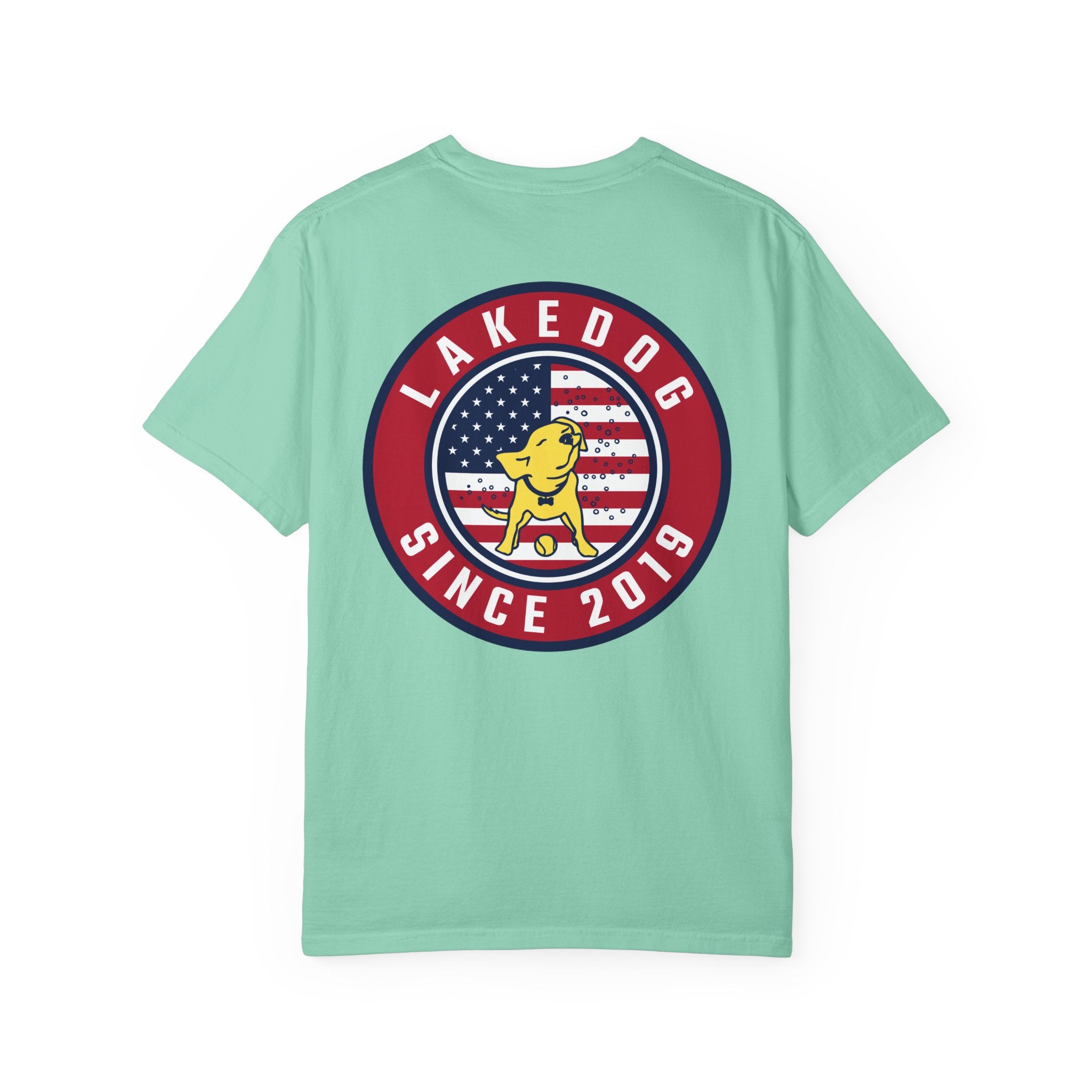 Lake Dog Logo Tee for Dog Lovers