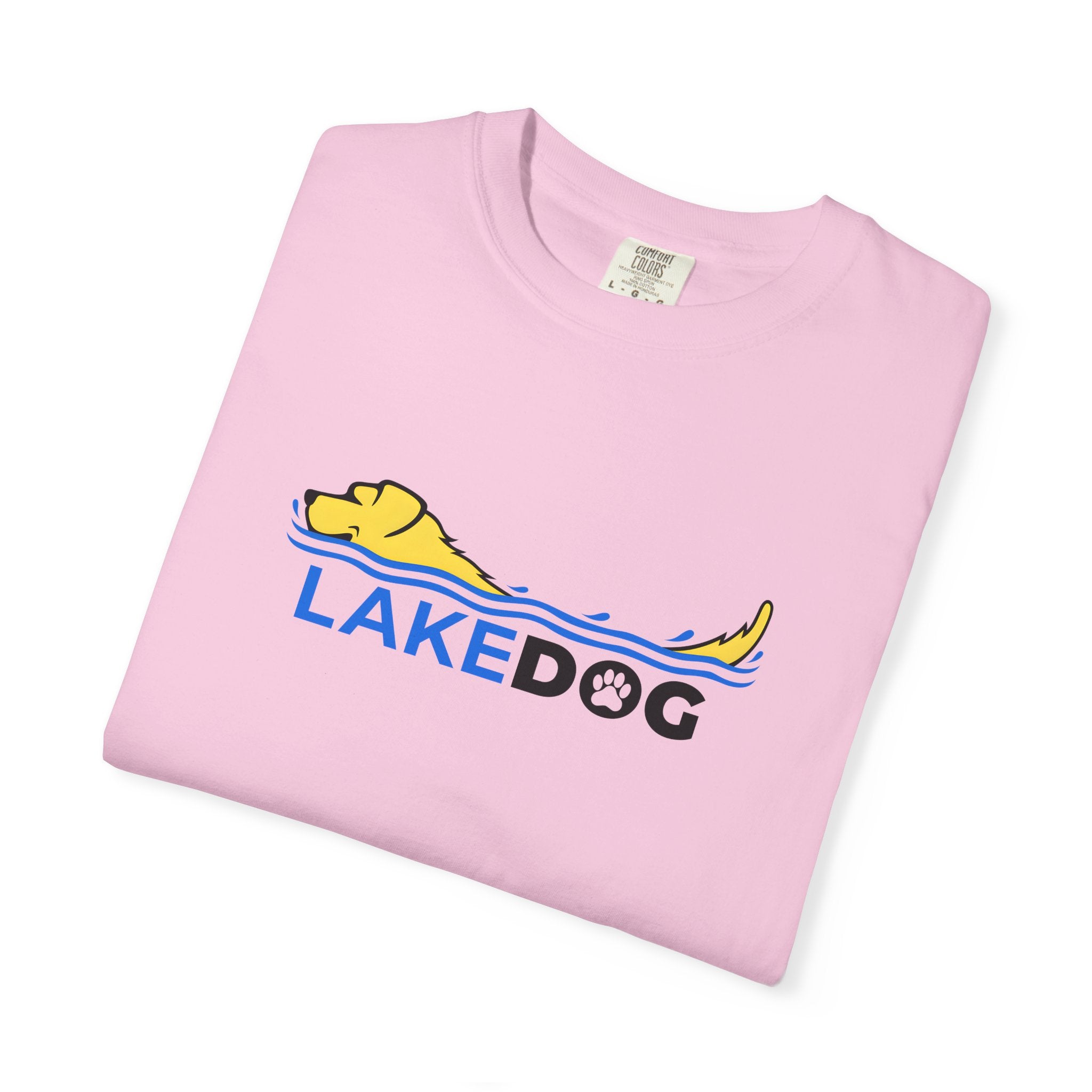 Lake Dog Logo Tee for Dog Lovers