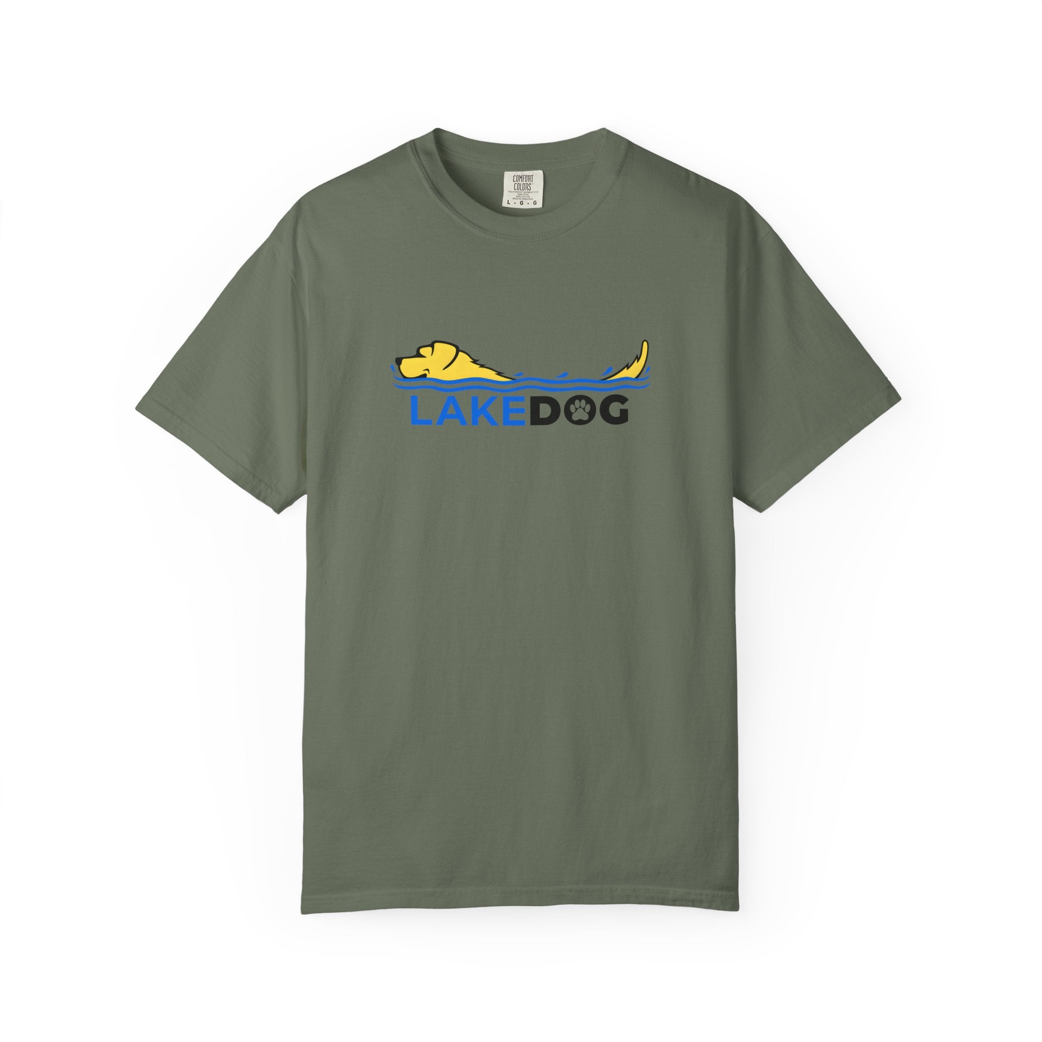 Lake Dog Logo Tee for Dog Lovers
