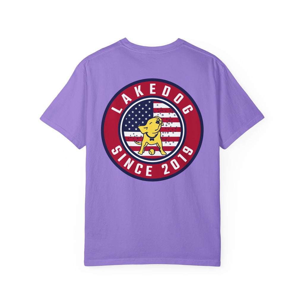 Lake Dog Logo Tee for Dog Lovers