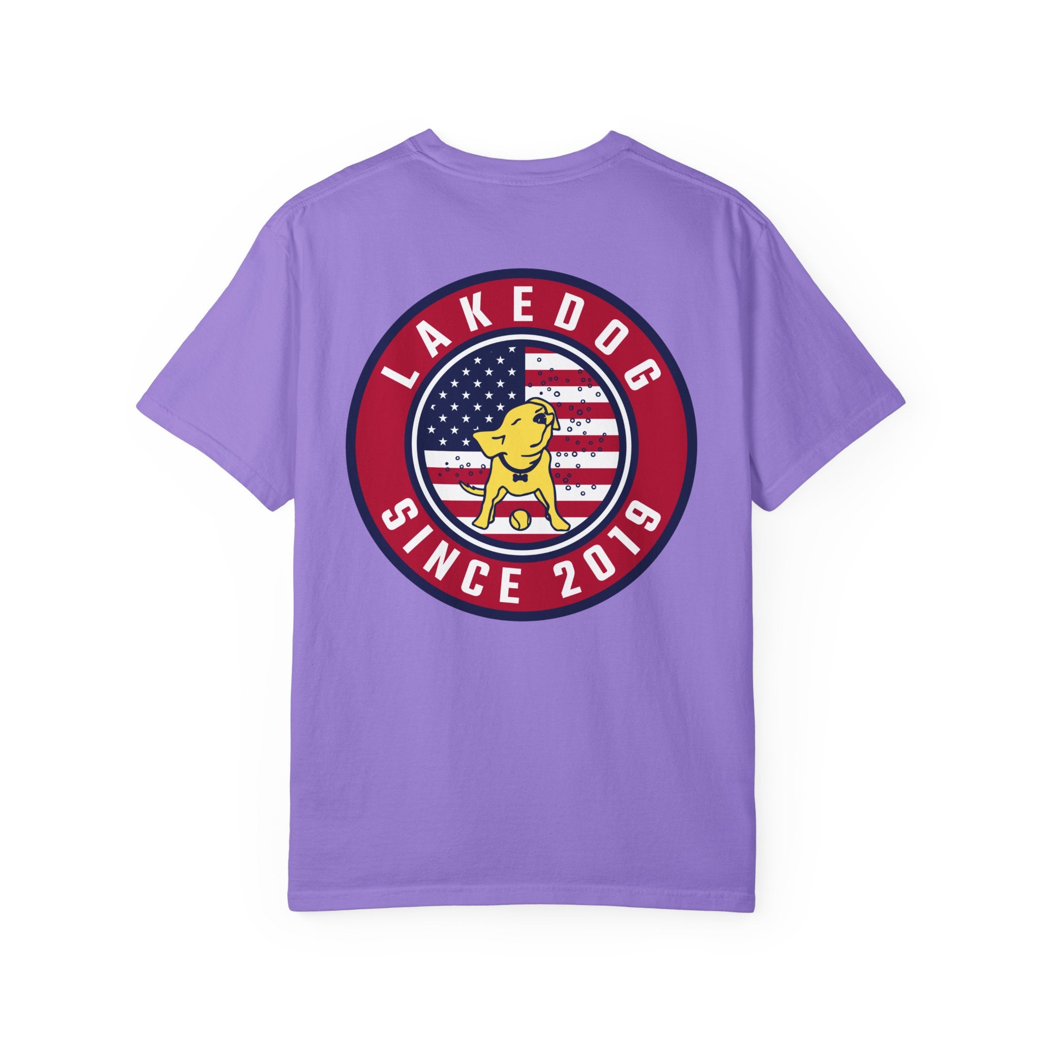 Lake Dog Logo Tee for Dog Lovers