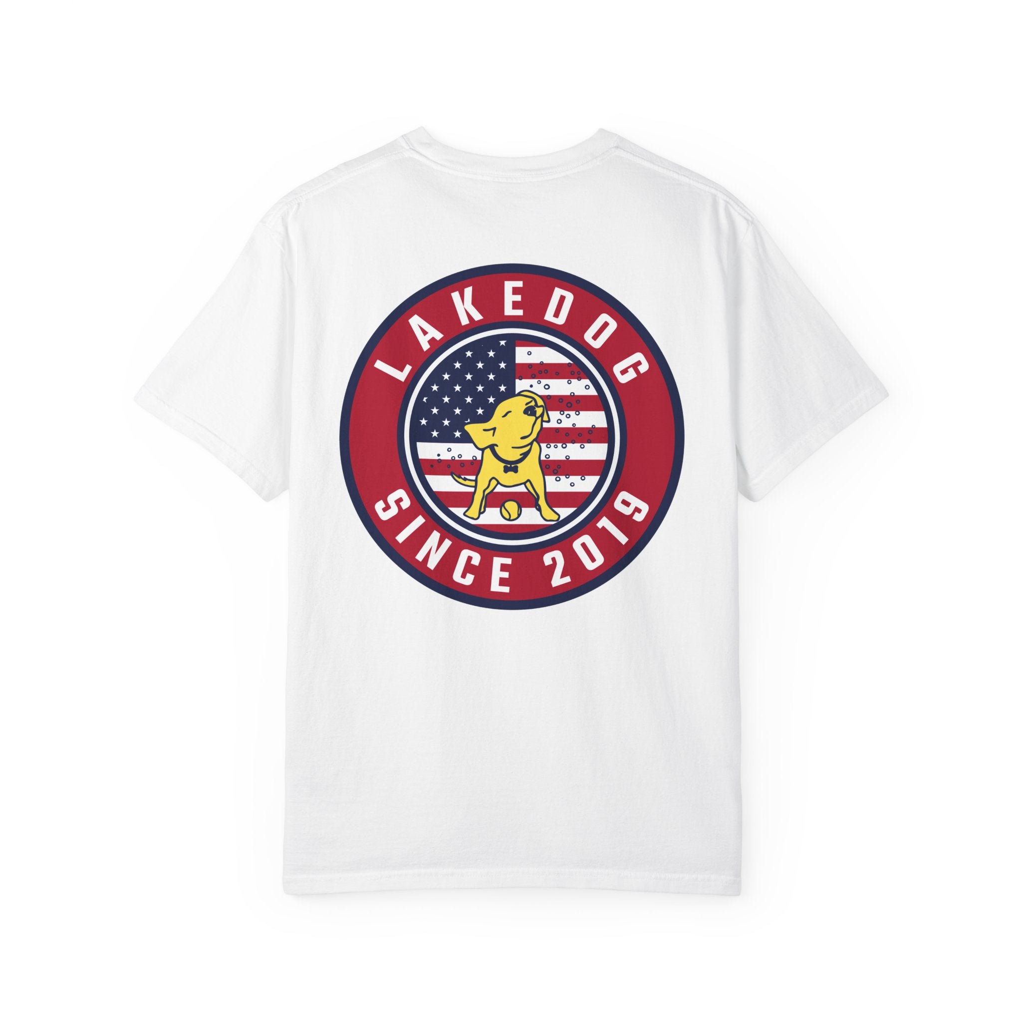 Lake Dog Logo Tee for Dog Lovers