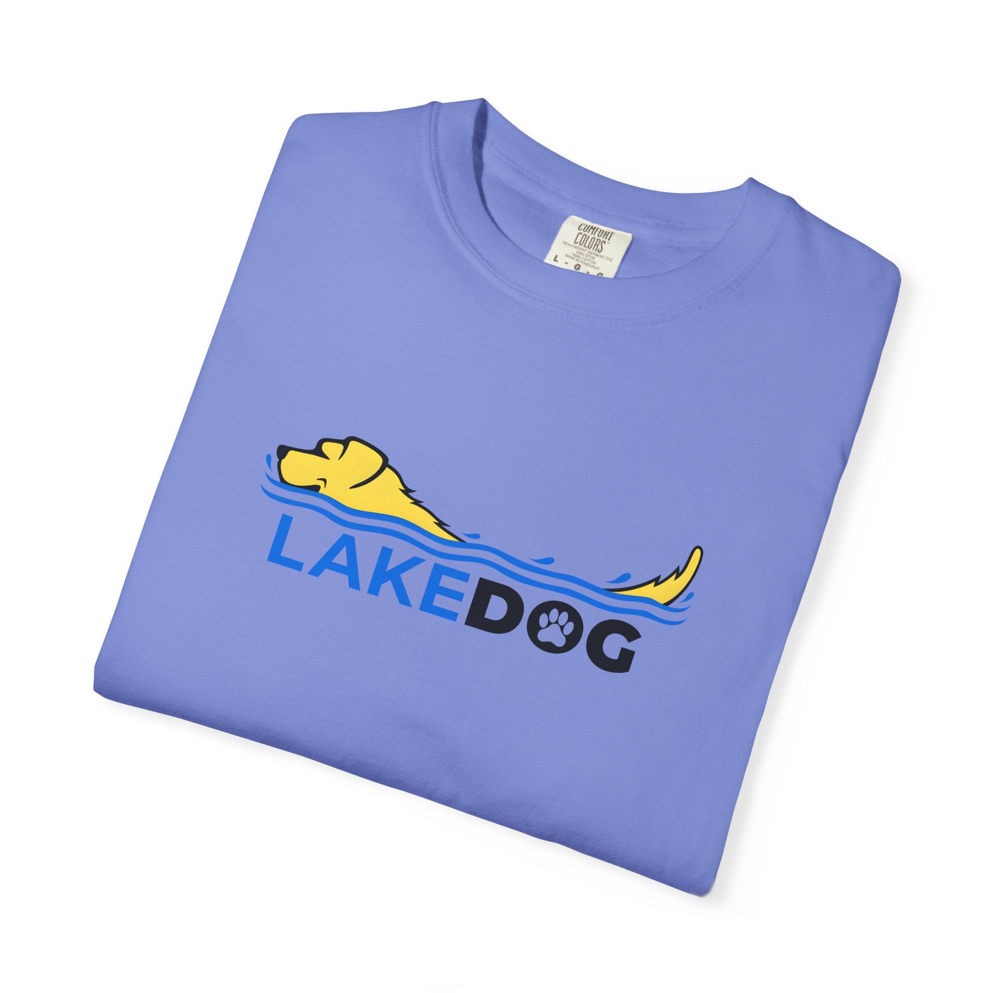 Lake Dog Logo Tee for Dog Lovers