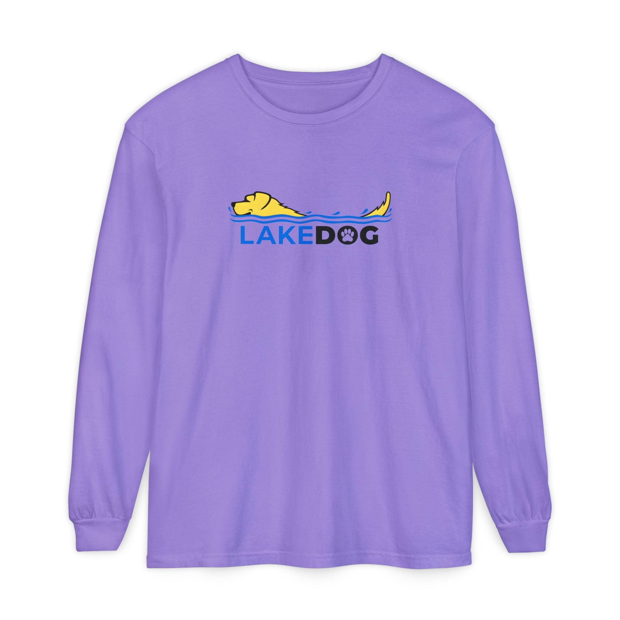 Shaking Lake Dog Long Sleeve Tee for Dog Lovers