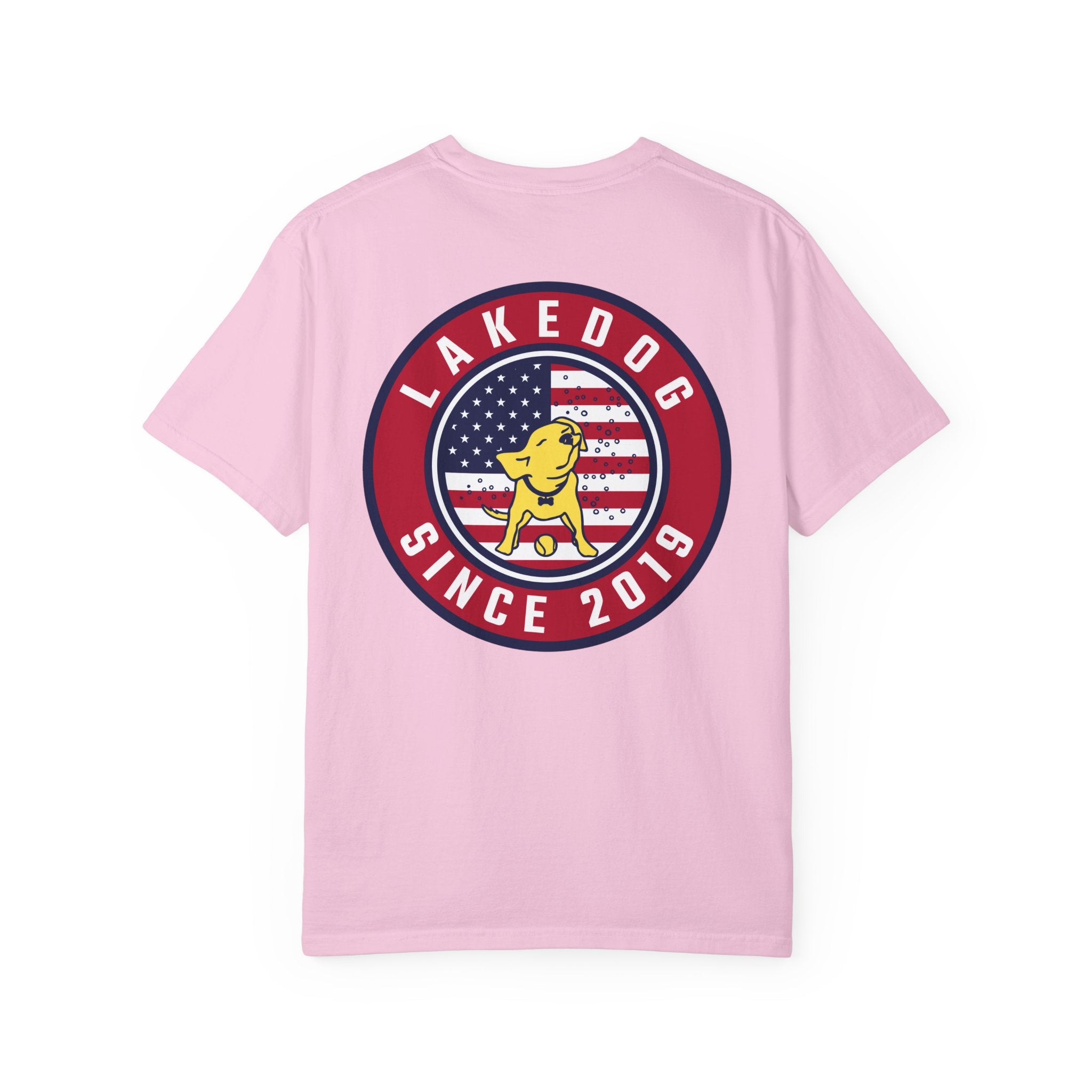 Lake Dog Logo Tee for Dog Lovers